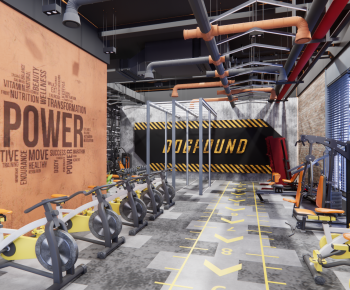Industrial Style Gym-ID:832150012