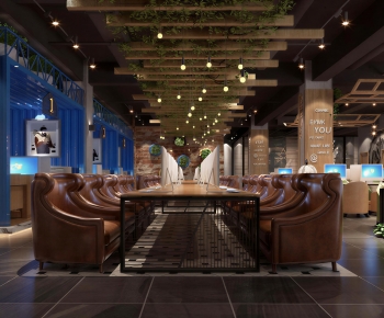 Industrial Style Internet Cafe-ID:220153096