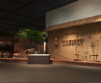 New Chinese Style Exhibition Hall-ID:743369101