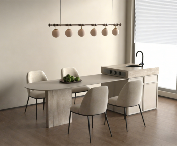 Modern Dining Table And Chairs-ID:759958983