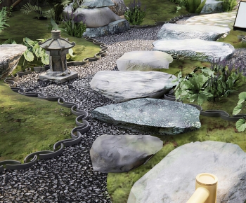New Chinese Style Garden-ID:486994037