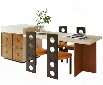 Modern Dining Table And Chairs-ID:101280254