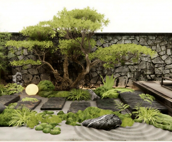 Japanese Style Courtyard/landscape-ID:862473966
