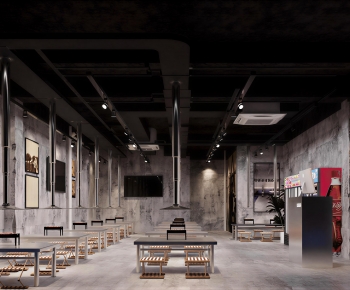 Industrial Style Barbecue Restaurant-ID:976628077