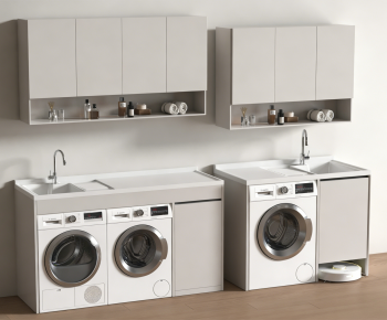 Modern Laundry Cabinet-ID:654710051