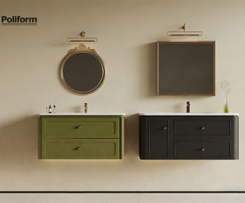 French Style Bathroom Cabinet-ID:376461987