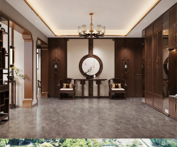 New Chinese Style Hallway-ID:218022115