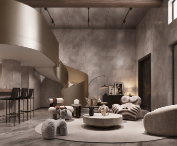 Wabi-sabi Style A Living Room-ID:165117983