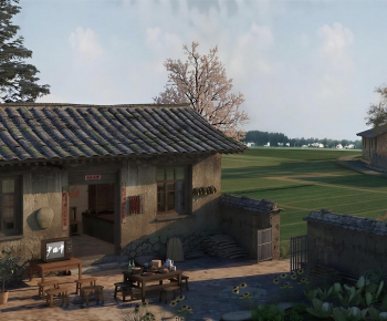 New Chinese Style Courtyard/landscape-ID:668546927