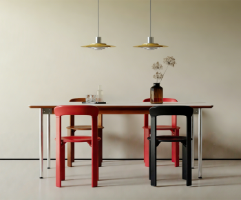 Modern Dining Table And Chairs-ID:578089006