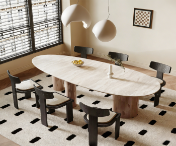 Modern Dining Table And Chairs-ID:996185067
