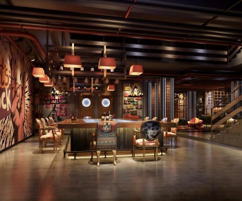 Industrial Style Bar-ID:298674117