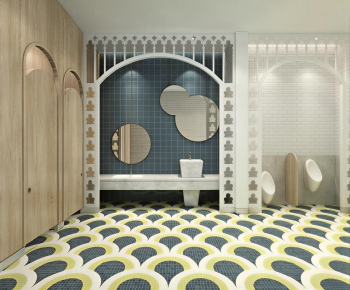 Modern Public Toilet-ID:222145081