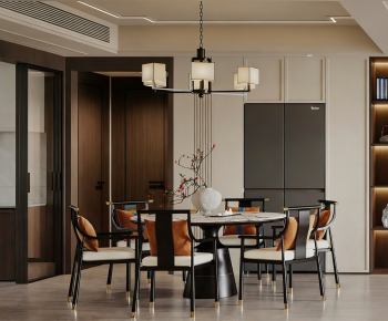 New Chinese Style Dining Room-ID:138008121