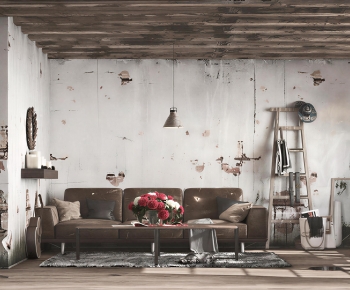 Industrial Style A Living Room-ID:871299031