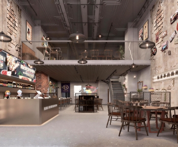 Industrial Style Cafe-ID:243799795