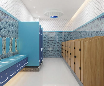 Modern Public Toilet-ID:615843066