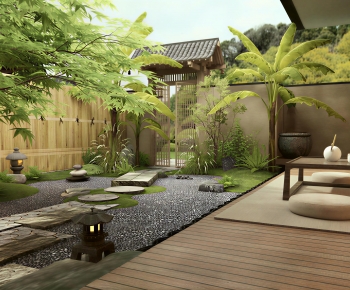 Japanese Style Courtyard/landscape-ID:917912017