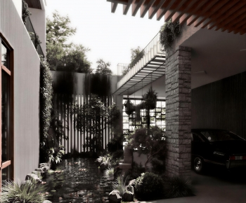 Modern Courtyard/landscape-ID:198619486