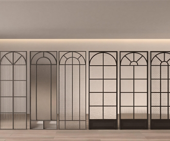French Style Glass Screen Partition-ID:769335997