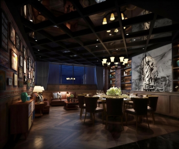 Industrial Style Restaurant Box-ID:674175985