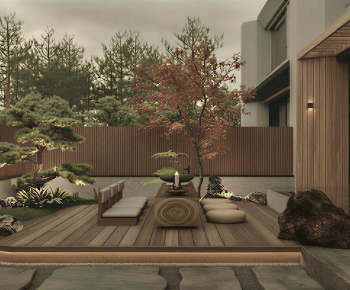 New Chinese Style Courtyard/landscape-ID:606070042