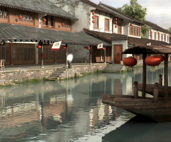 Chinese Style Commercial Street-ID:908726938