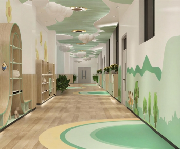 Modern Children's Kindergarten-ID:607134109