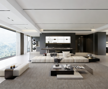 Modern A Living Room-ID:503119951