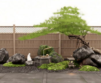 Japanese Style Courtyard/landscape-ID:390661951