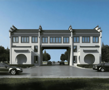 New Chinese Style Fence-ID:990432022