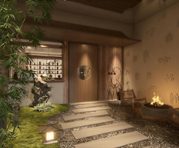 New Chinese Style Courtyard/landscape-ID:335304982