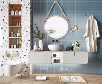 Modern Bathroom Cabinet-ID:198391916