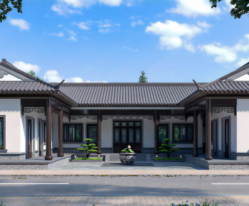 New Chinese Style Residential Building-ID:813836109