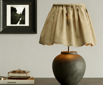 Wabi-sabi Style Table Lamp-ID:573246965