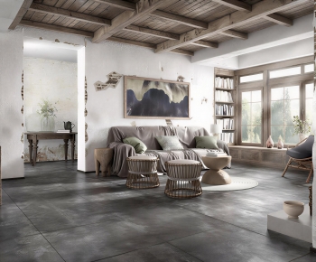 Industrial Style A Living Room-ID:588243011