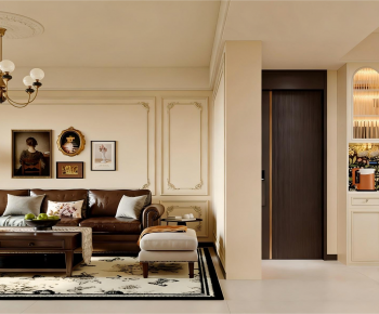 French Style A Living Room-ID:495702981