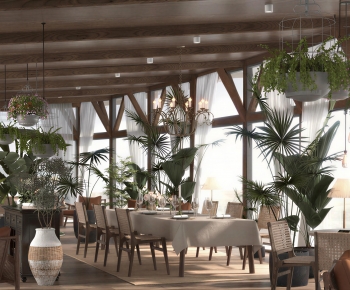 Industrial Style Restaurant-ID:323910954