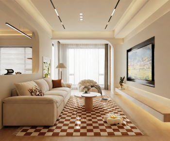 Modern A Living Room-ID:629652982