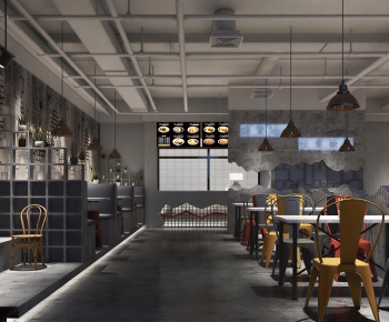 Industrial Style Restaurant-ID:619927888
