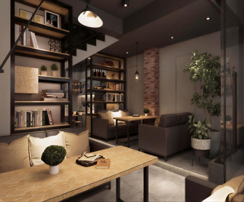 Industrial Style Cafe-ID:662786964