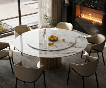 Modern Dining Table And Chairs-ID:424137122