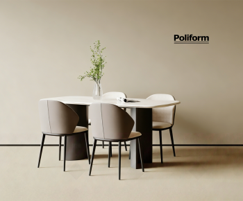 Modern Dining Table And Chairs-ID:857453115