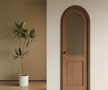 French Style Single Door-ID:718003991