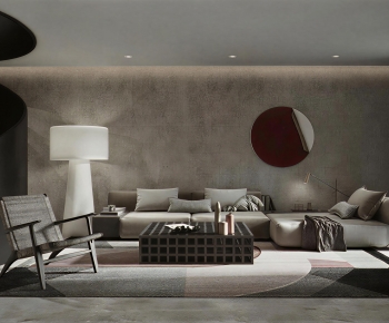 Wabi-sabi Style A Living Room-ID:259494079