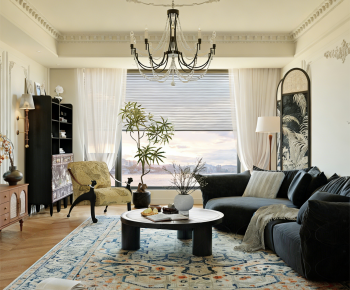 French Style A Living Room-ID:277848019