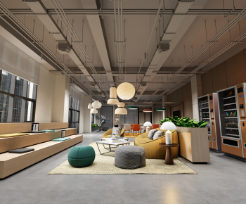 Modern Office Rest Area-ID:980980474