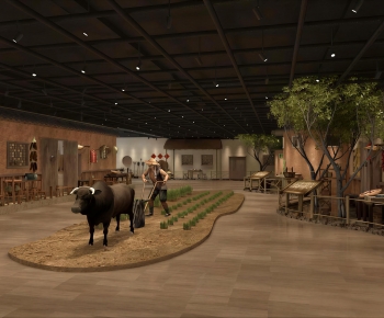 New Chinese Style Exhibition Hall-ID:400247104