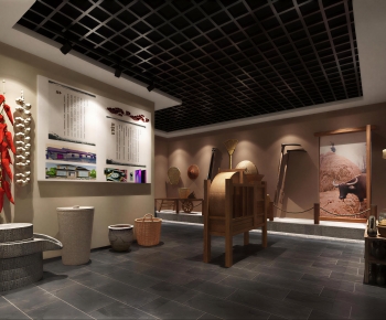 New Chinese Style Exhibition Hall-ID:839375974
