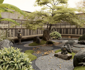 Japanese Style Courtyard/landscape-ID:992559911